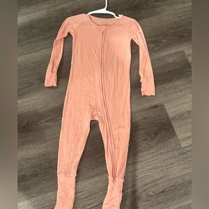 Little Sleepies Peach zippy